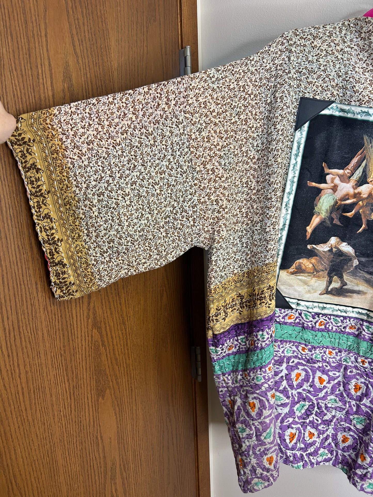 Witches Flight upcycled kantha kimono priestess jacket