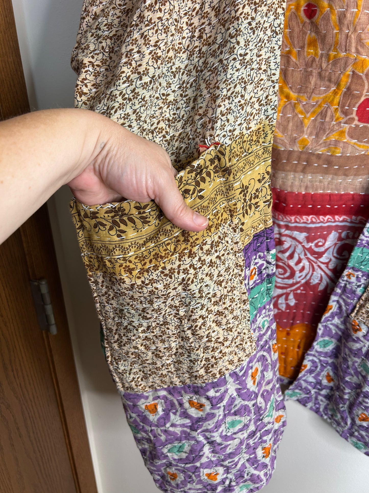 Witches Flight upcycled kantha kimono priestess jacket