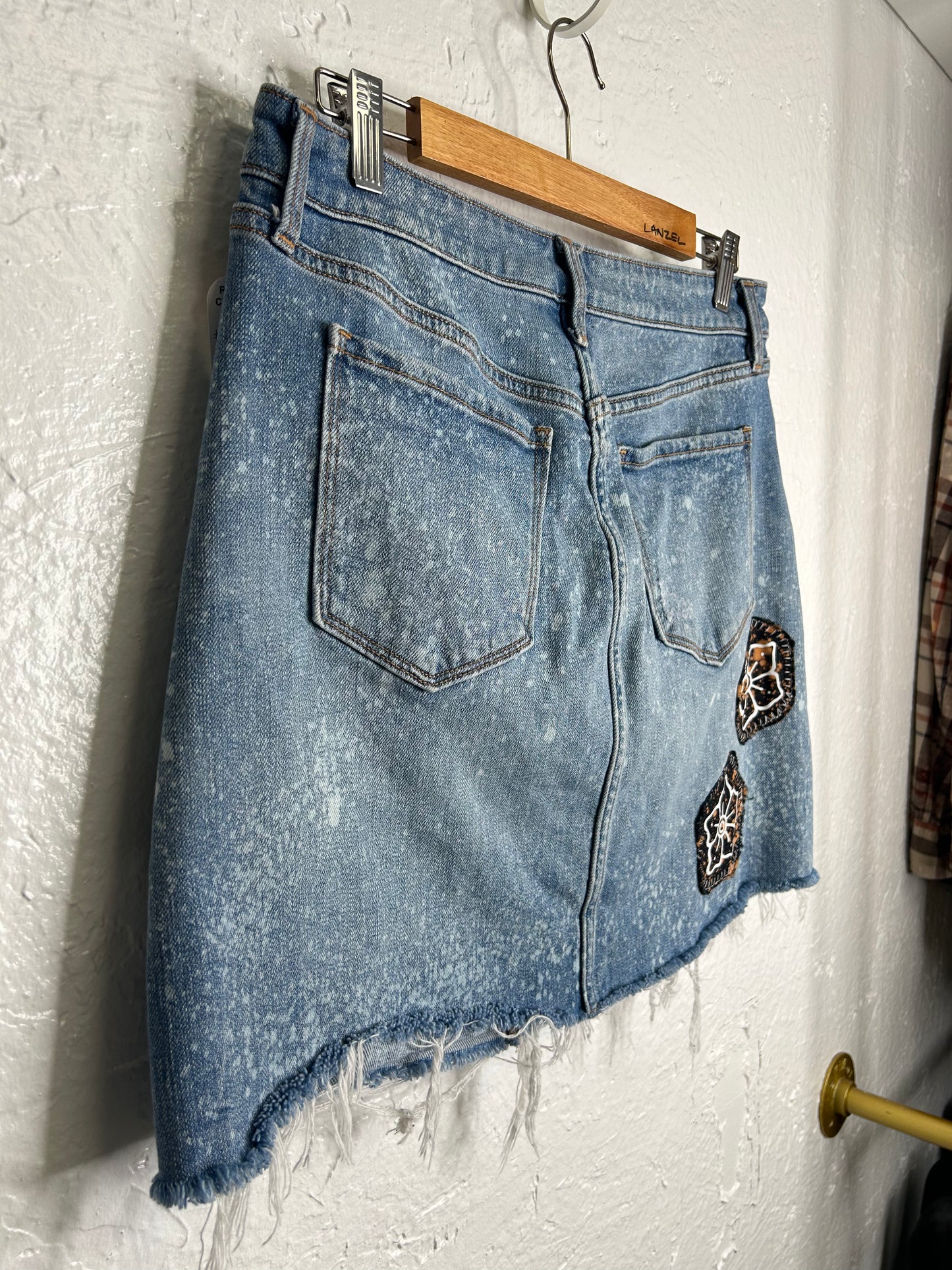 Anarchy denim skirt womens size 10 Large