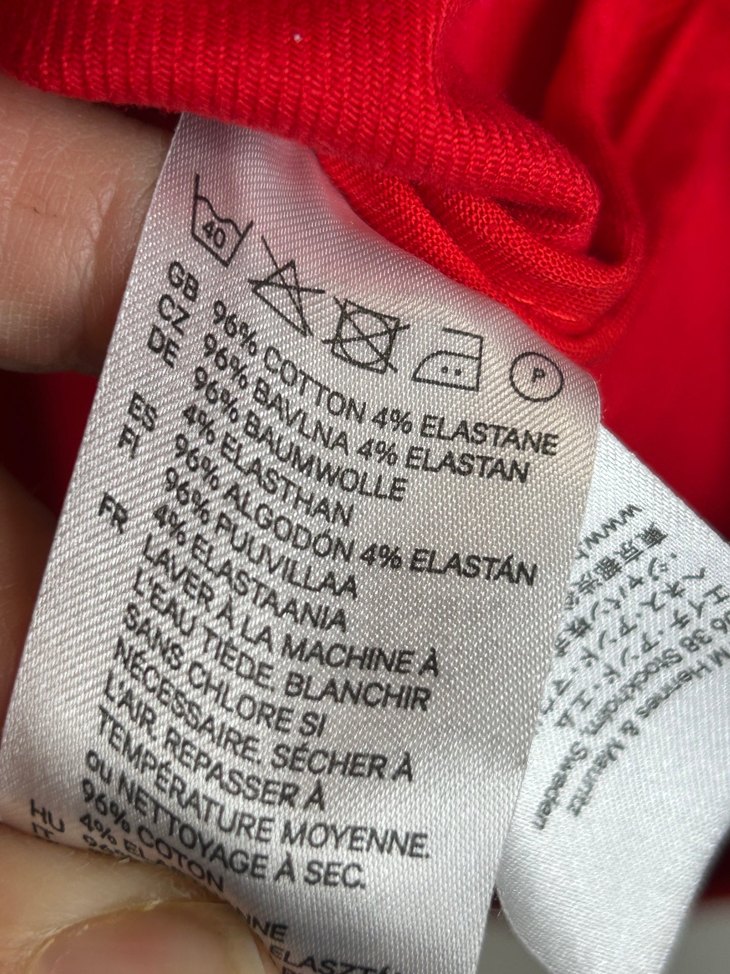 Red upcycled constellation Wisconsin jacket womens 12