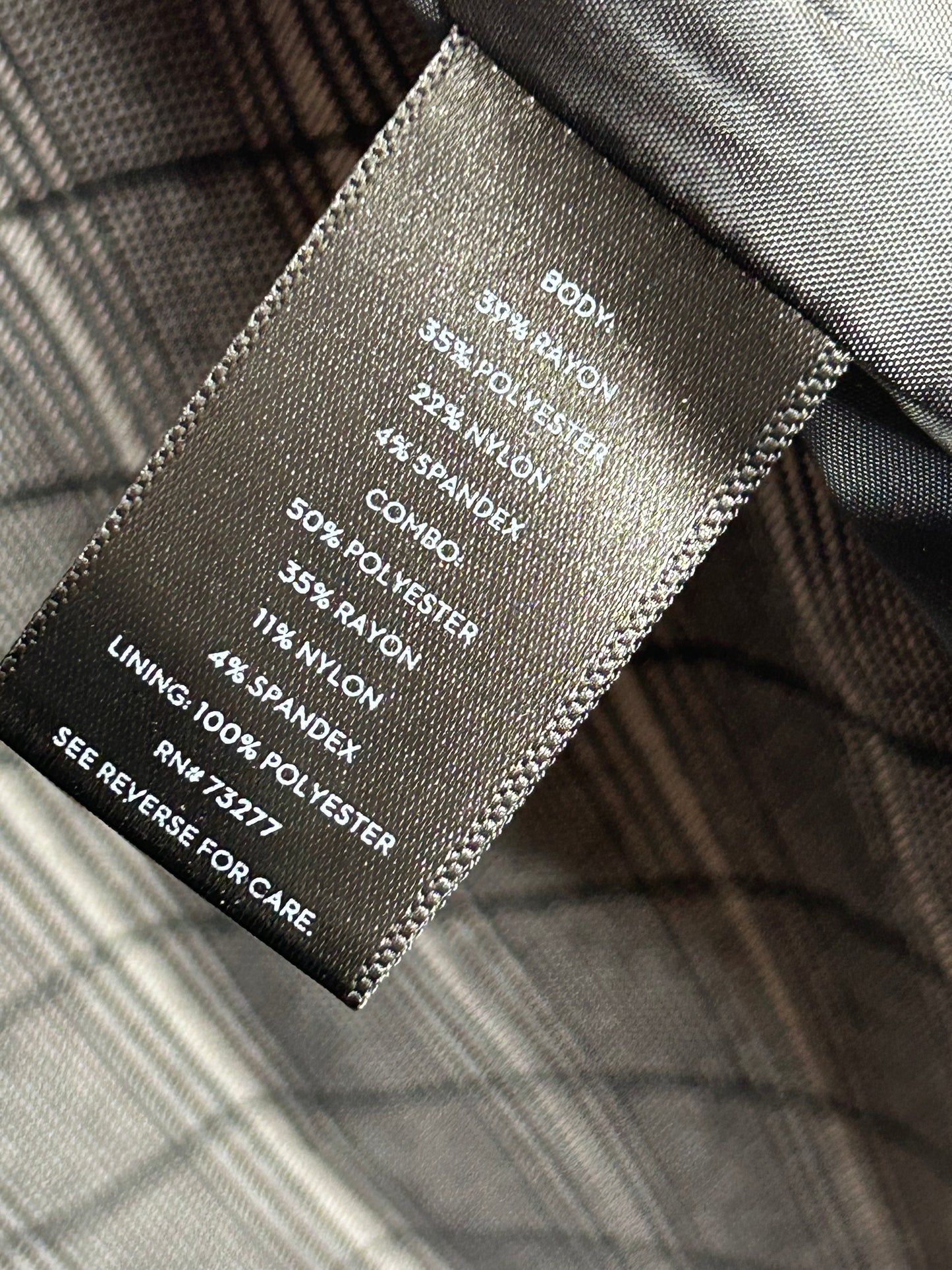 Pesta black plague upcycled blazer jacket womens size XXL black gray