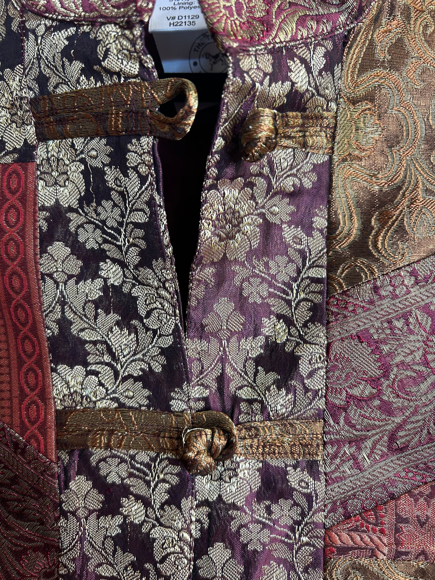 Coldwater Creek patchwork vest women’s size XL