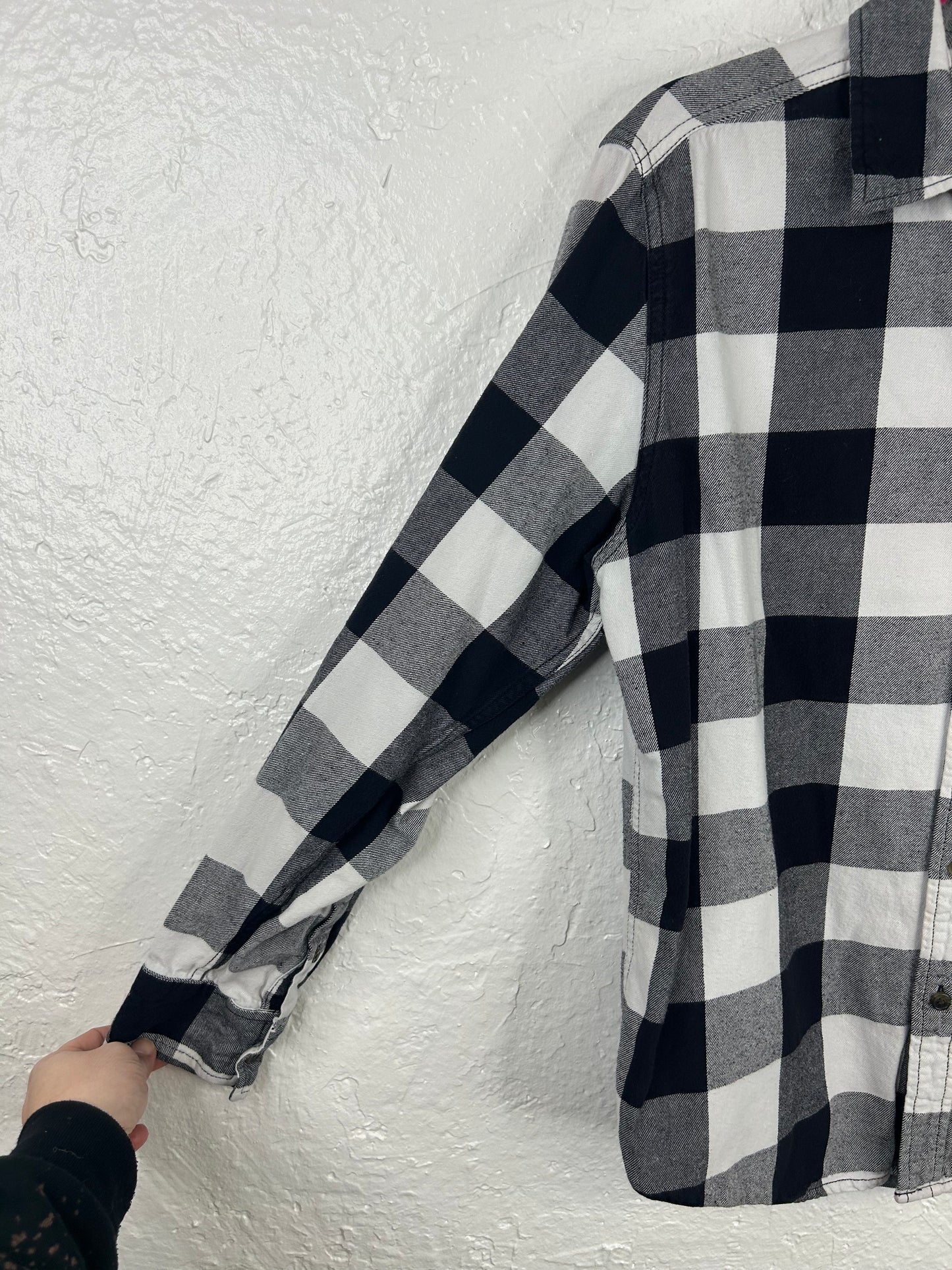 St Patrick’s Day upcycled flannel unisex size M