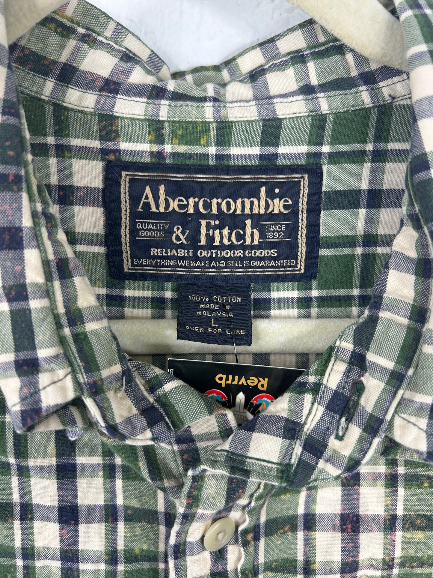 St Patricks Day Drink Wisconsibly upcycled flannel shirt unisex L