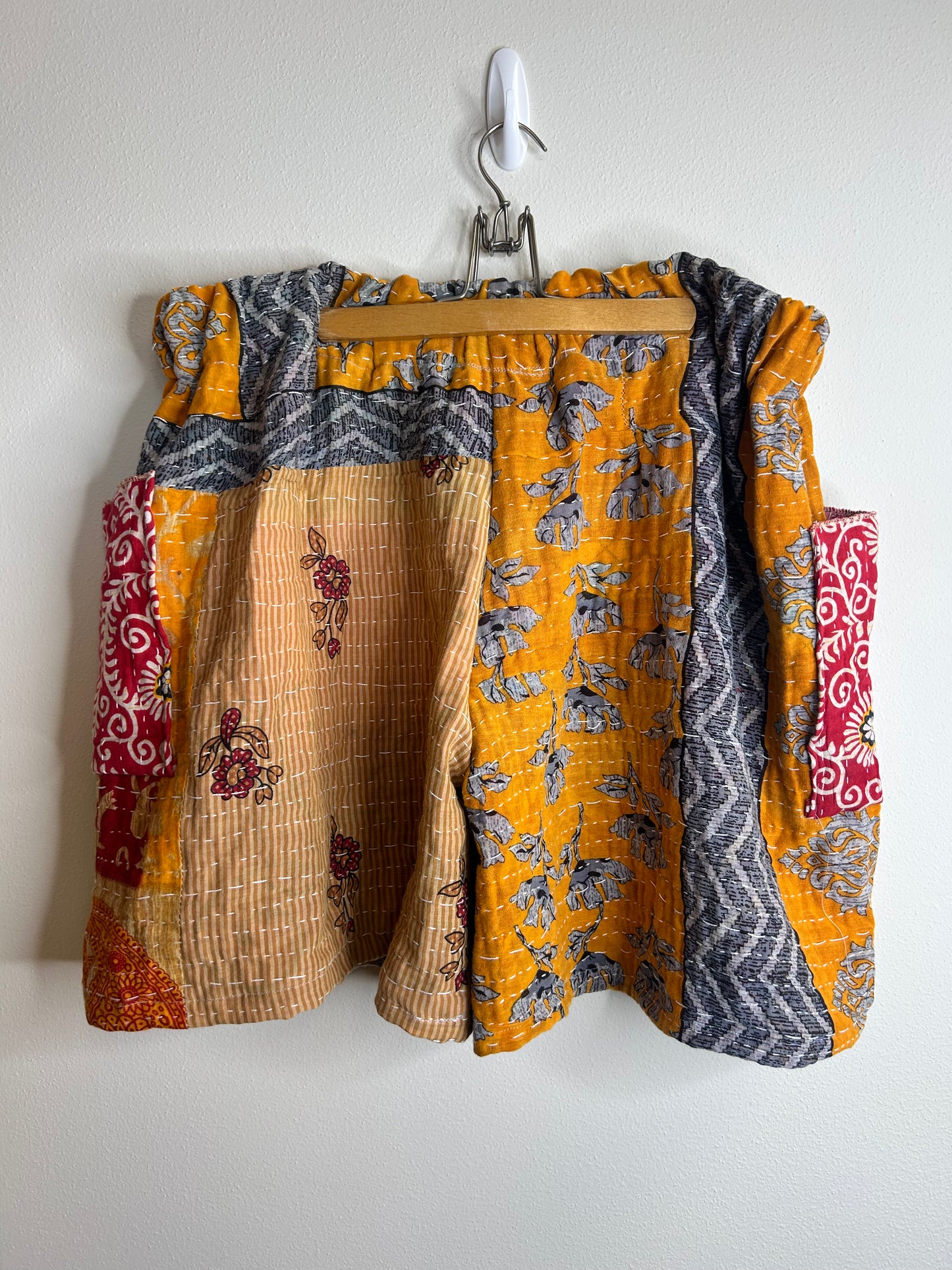 Handmade kantha shorts size 2X/3X