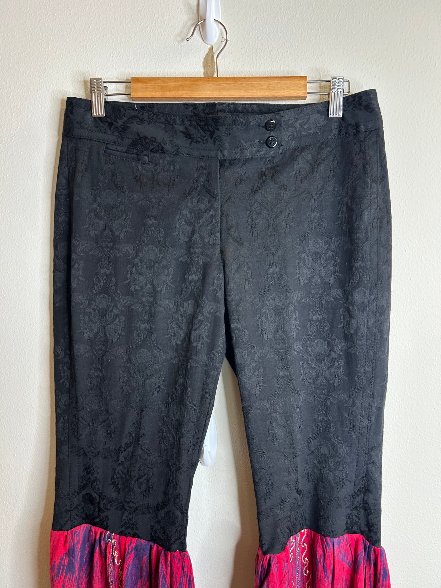 Upcycled flare pants women’s size 8