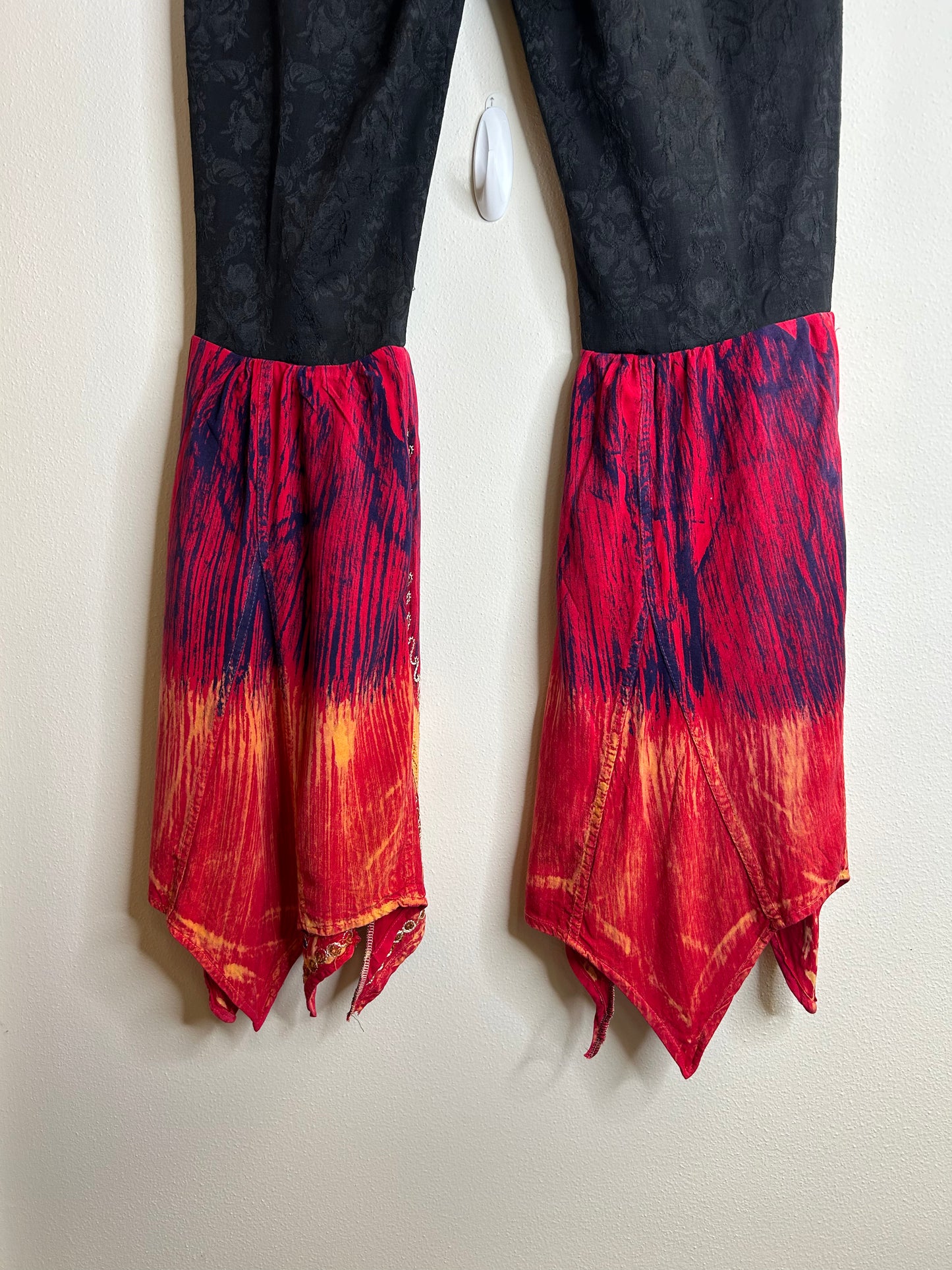 Upcycled flare pants women’s size 8