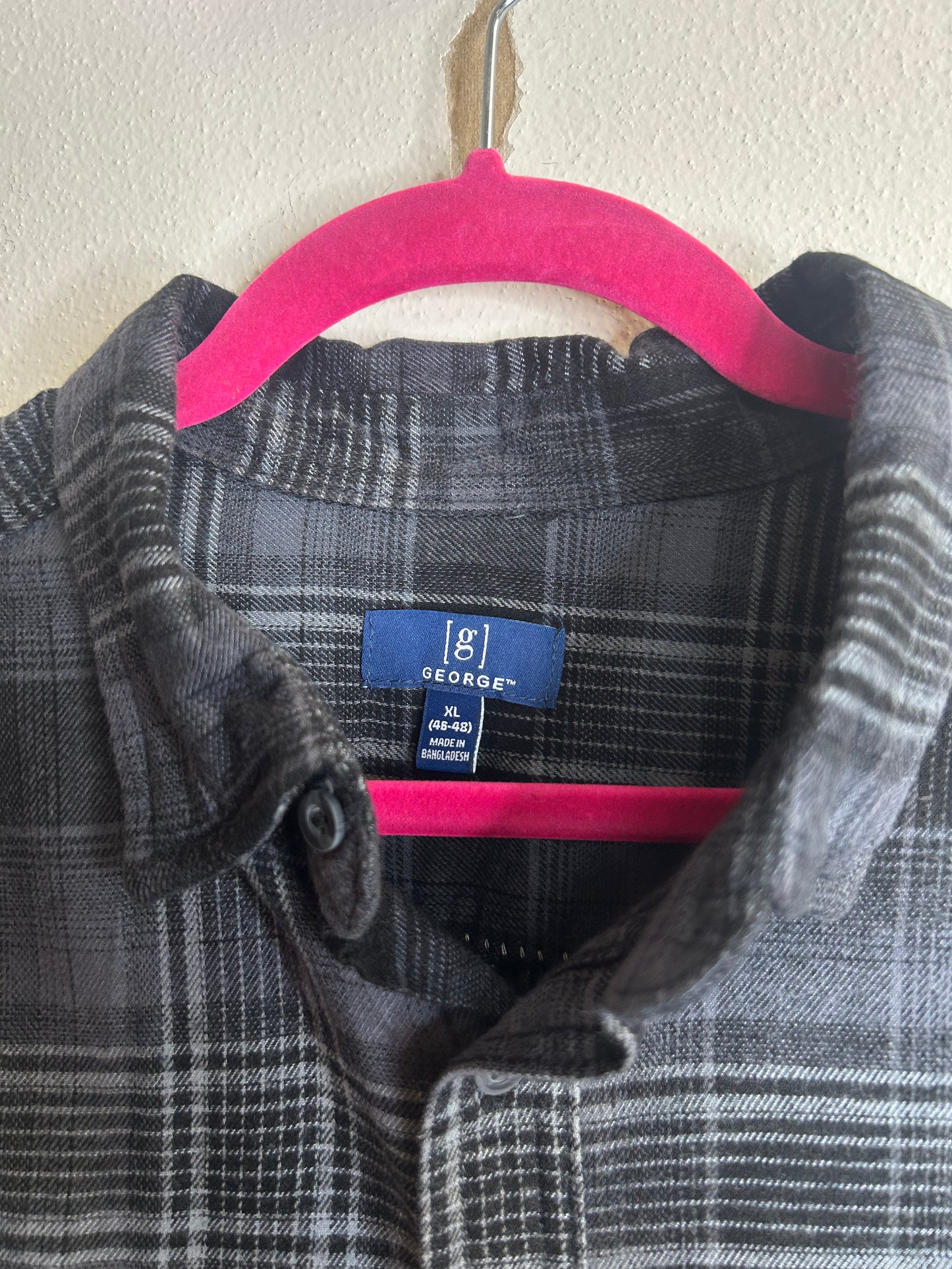 Fortune Telling upcycled flannel shirt unisex size XL