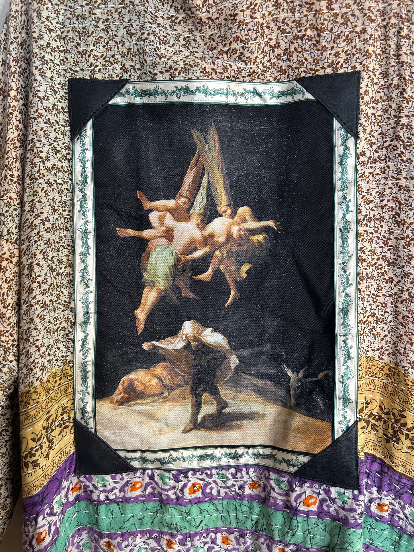 Witches Flight upcycled kantha kimono priestess jacket