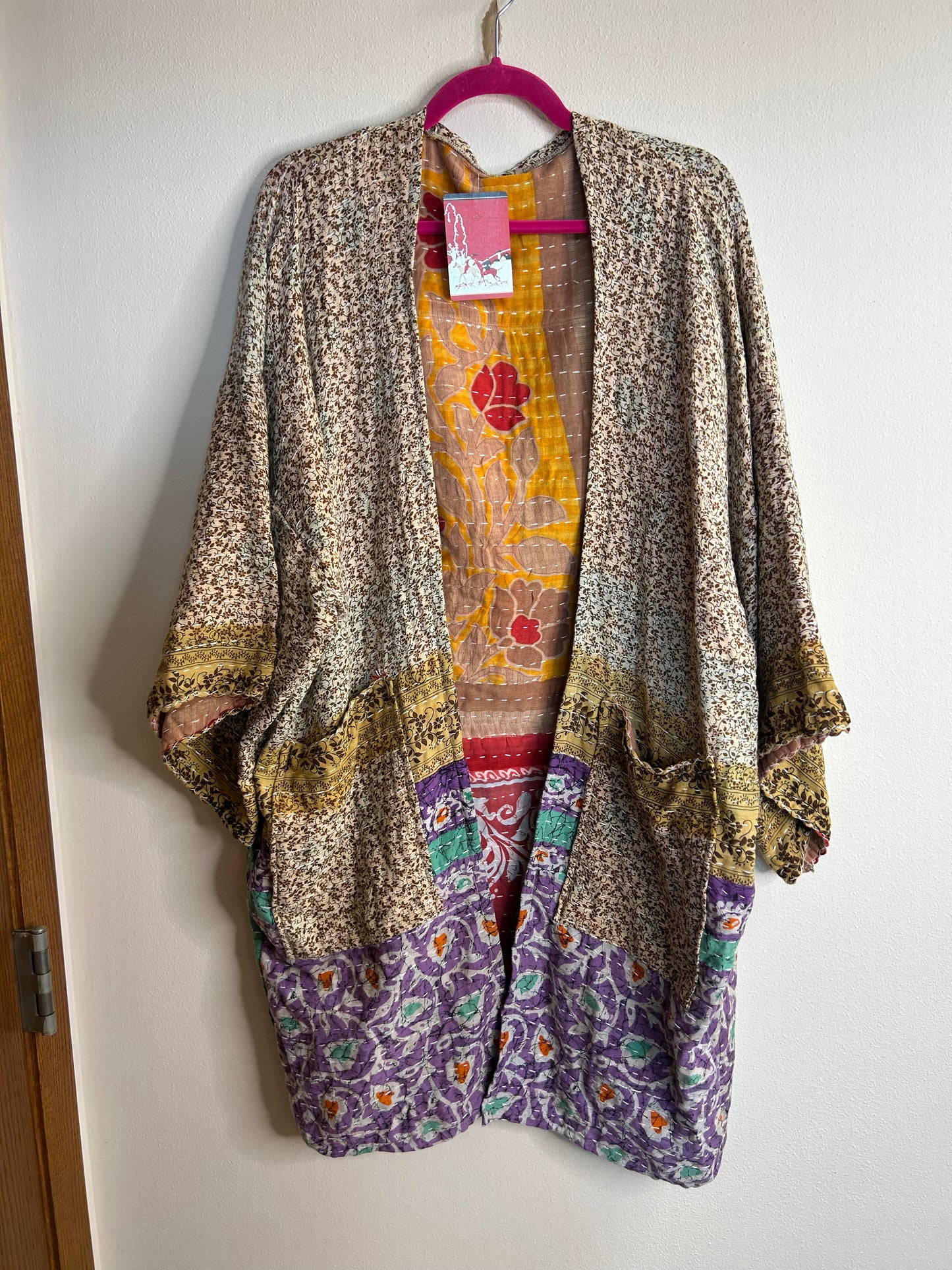 Witches Flight upcycled kantha kimono priestess jacket