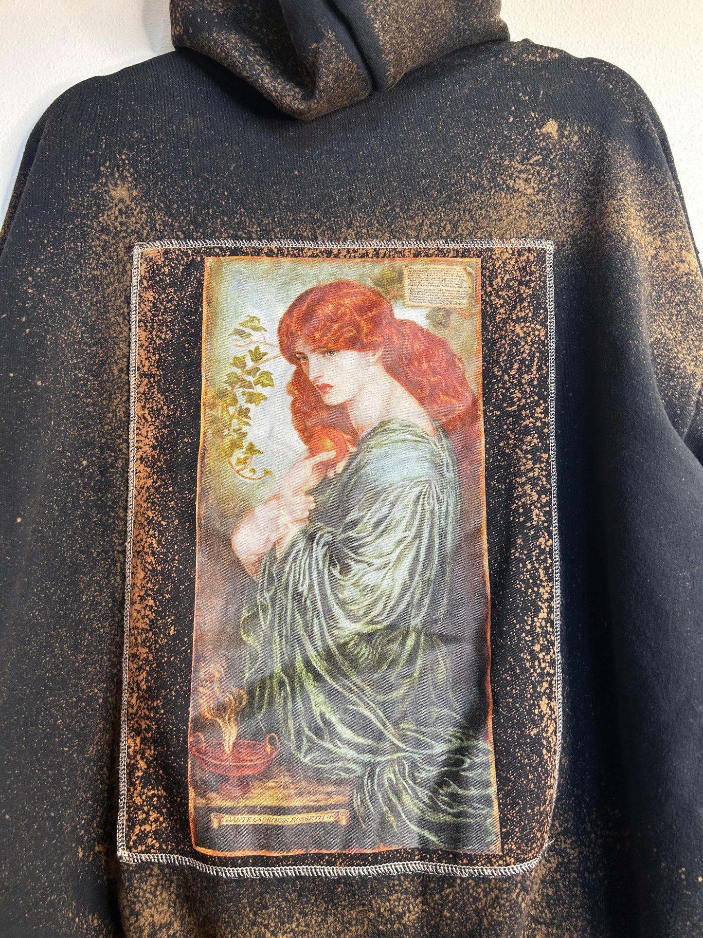 Proserpine upcycled hoodie unisex size L