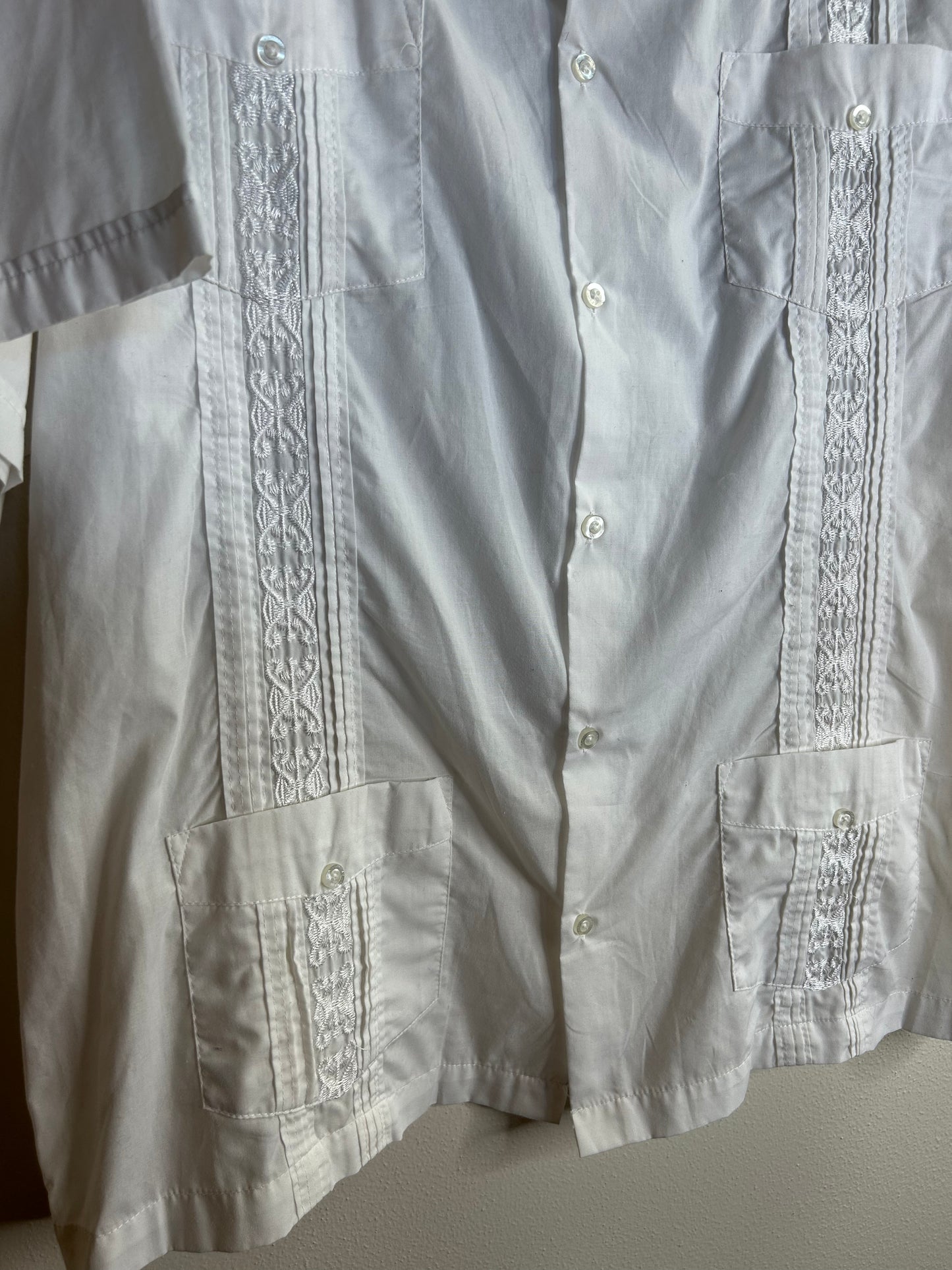 The Mice and The Tawny Owl upcycled white shirt unisex L/XL