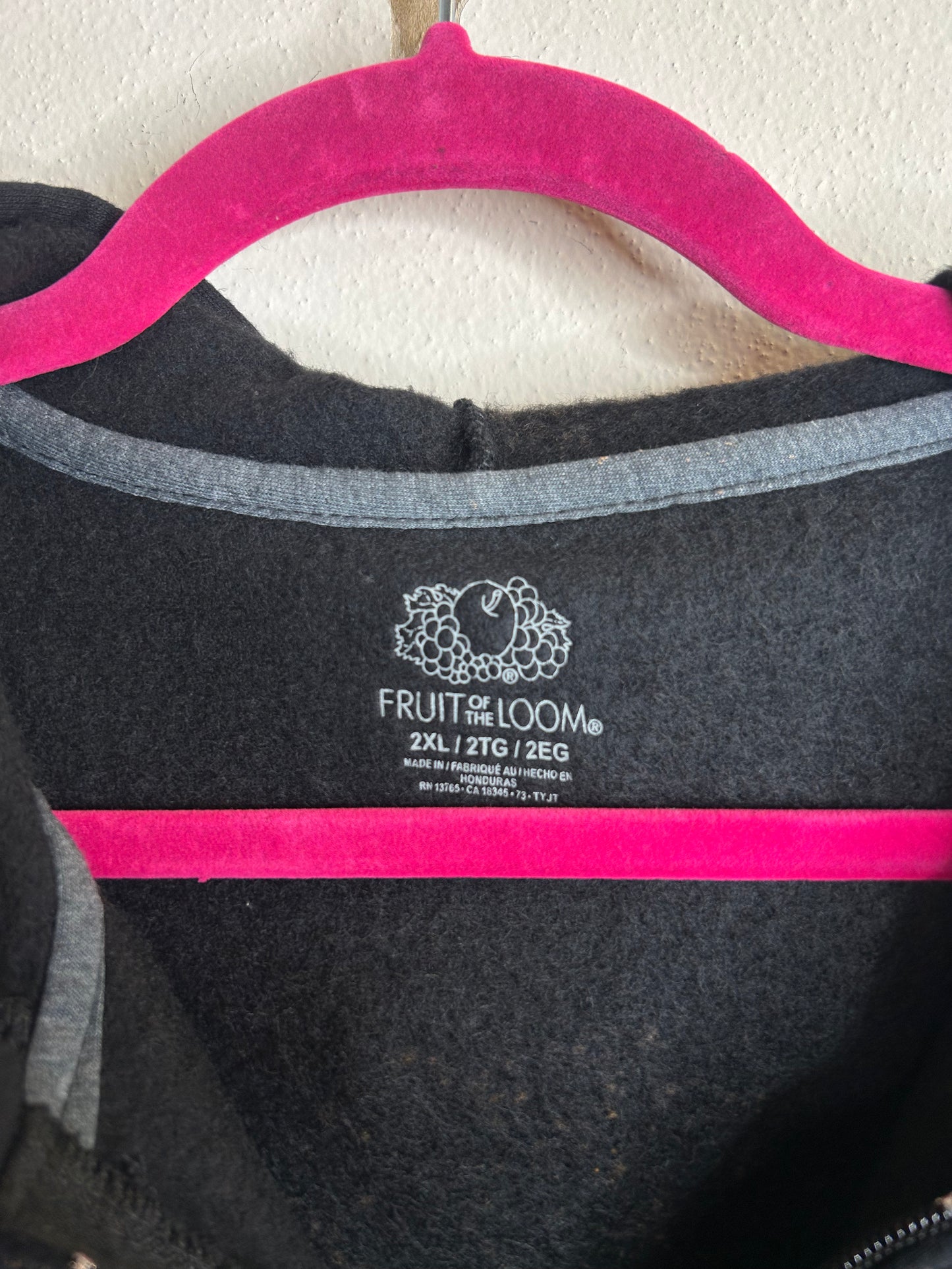 Witches upcycled black hoodie 2X