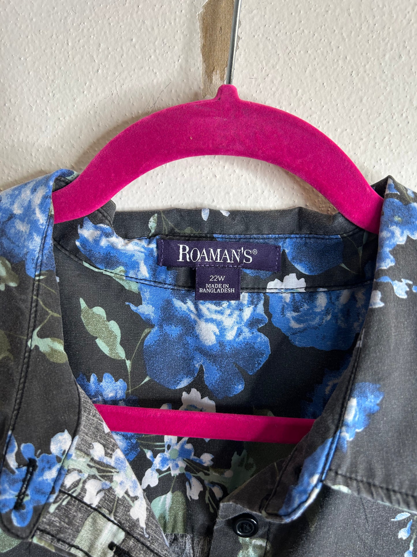 Beth Dutton upcycled floral shirt womens size 3X