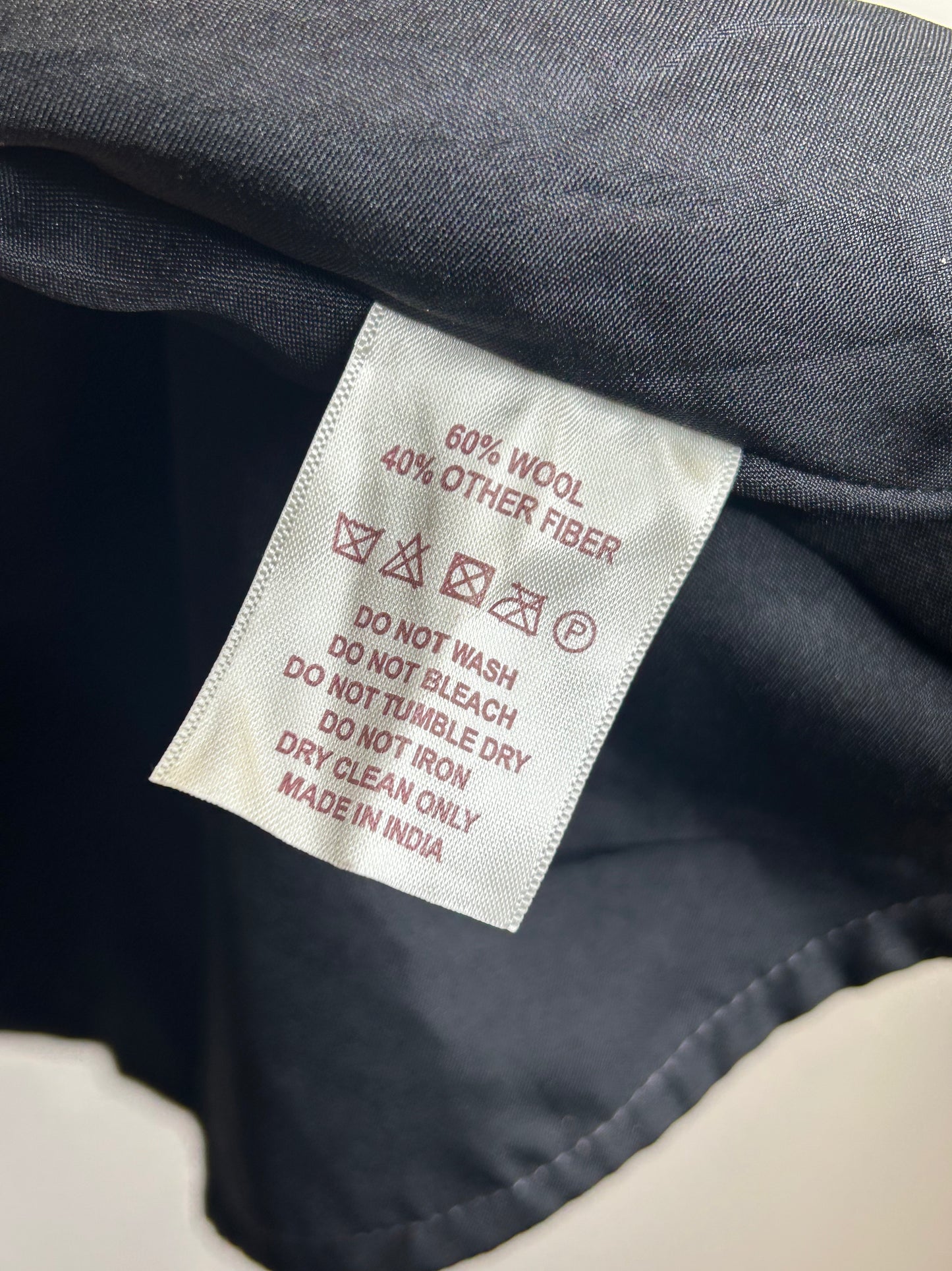 Paper Lace brand button up patchwork jacket womens XL. 2 pockets. Wool blend