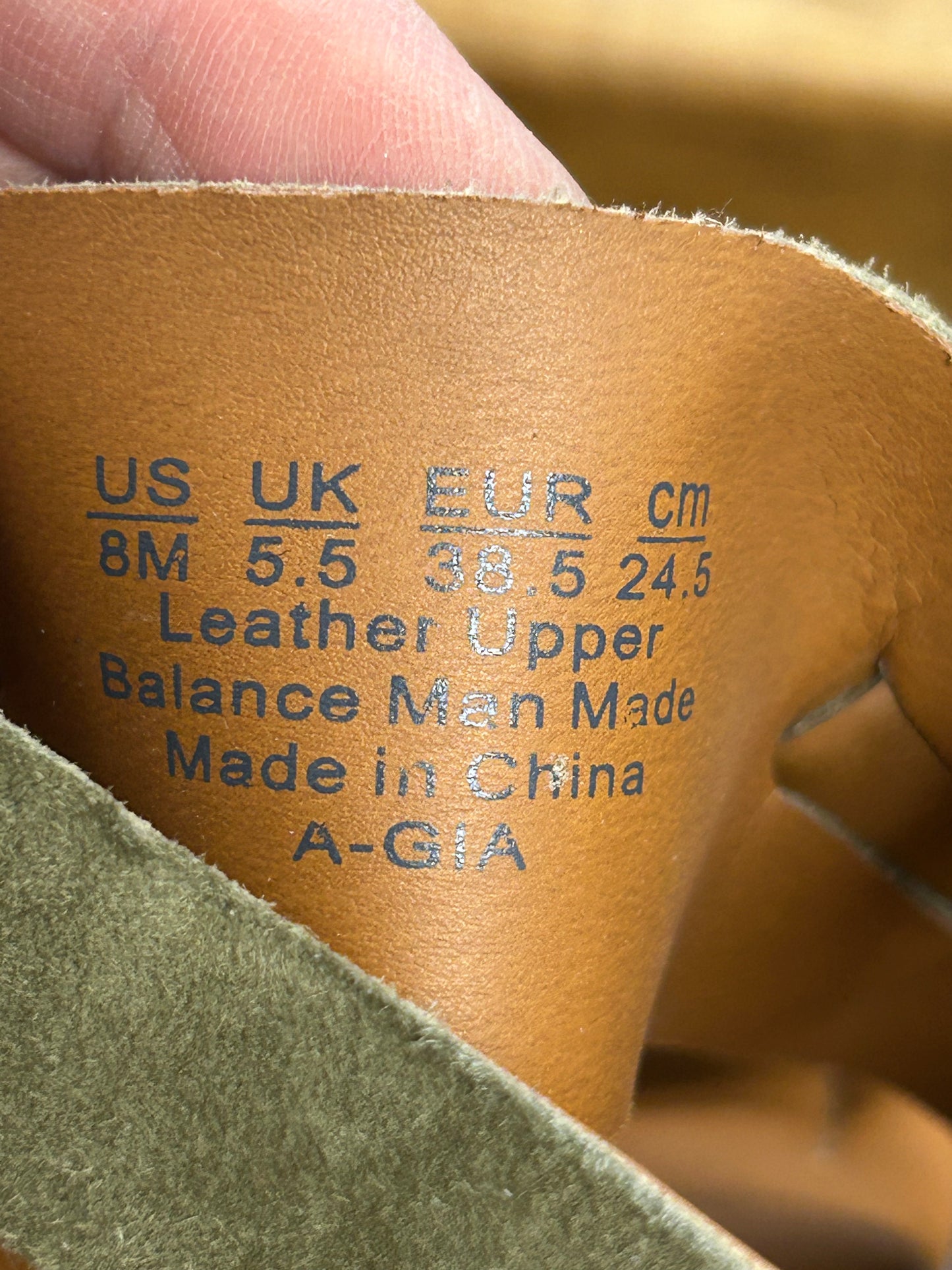 Sarto by Franco Sarto Women's size 8 Gia strappy sandals in olive green suede