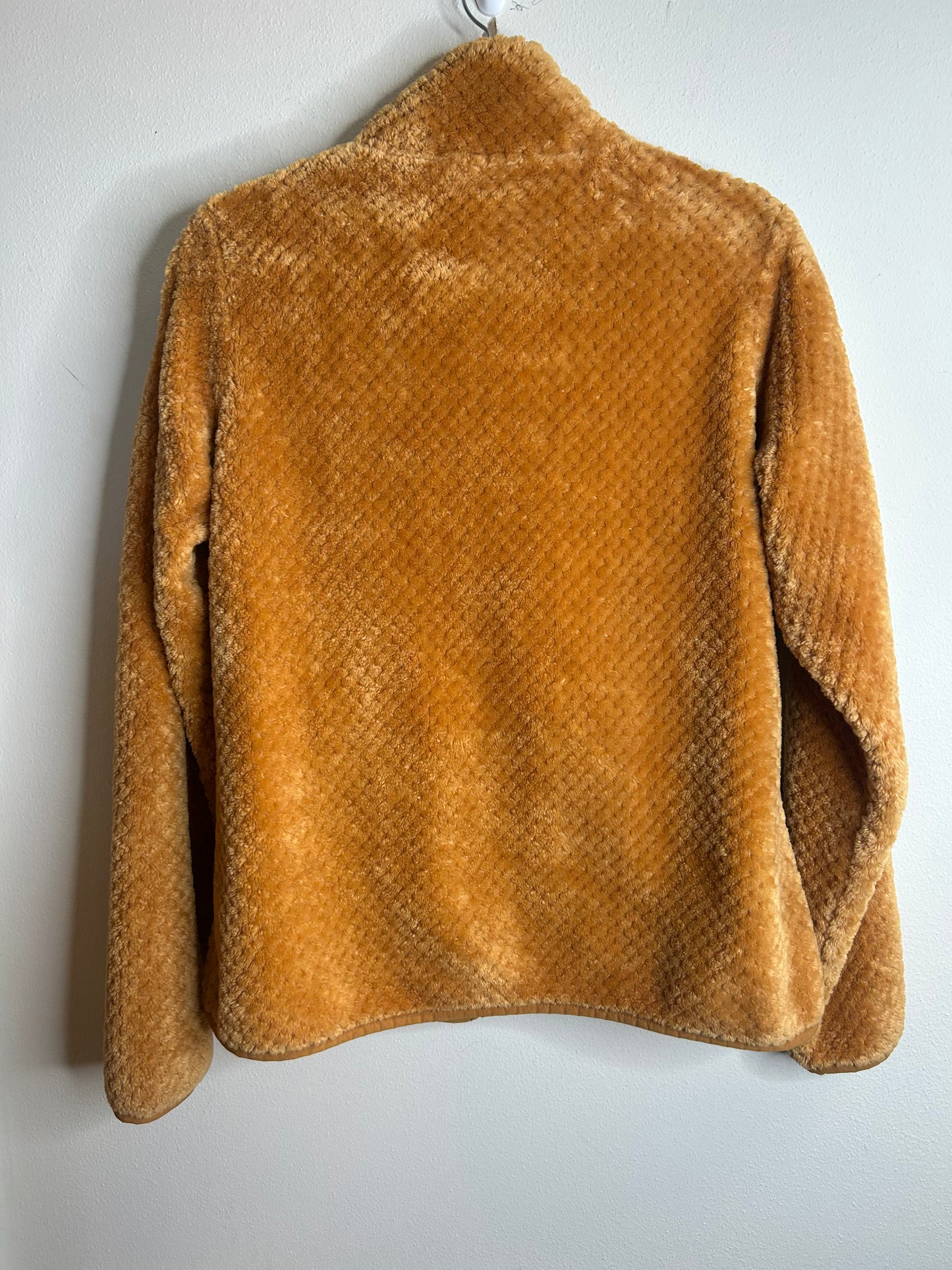 Columbia Women's Full Zip Fleece jacket in a brown/gold color Womens L