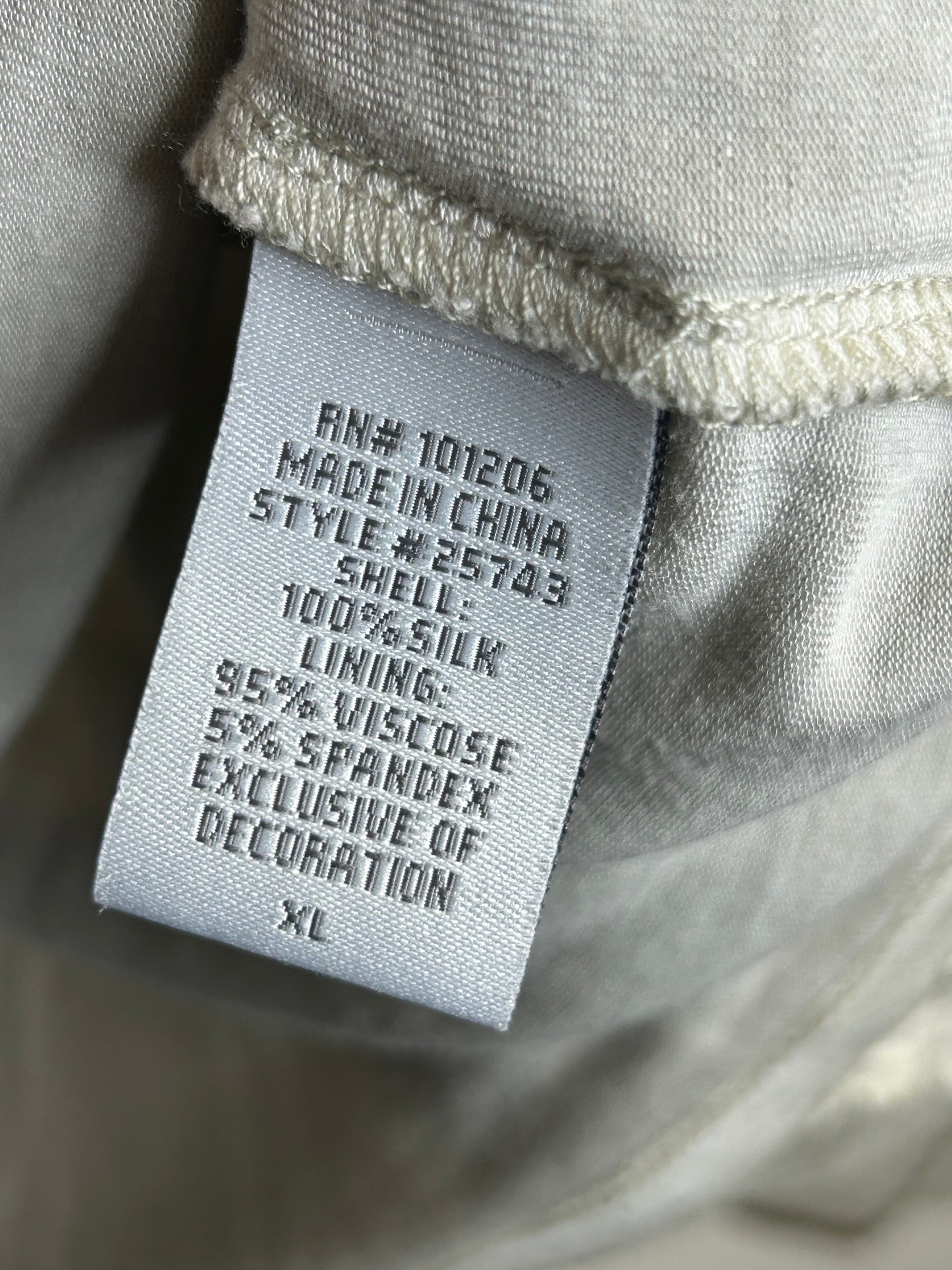 Soft Surroundings Silk tunic womens XL blouse elegant