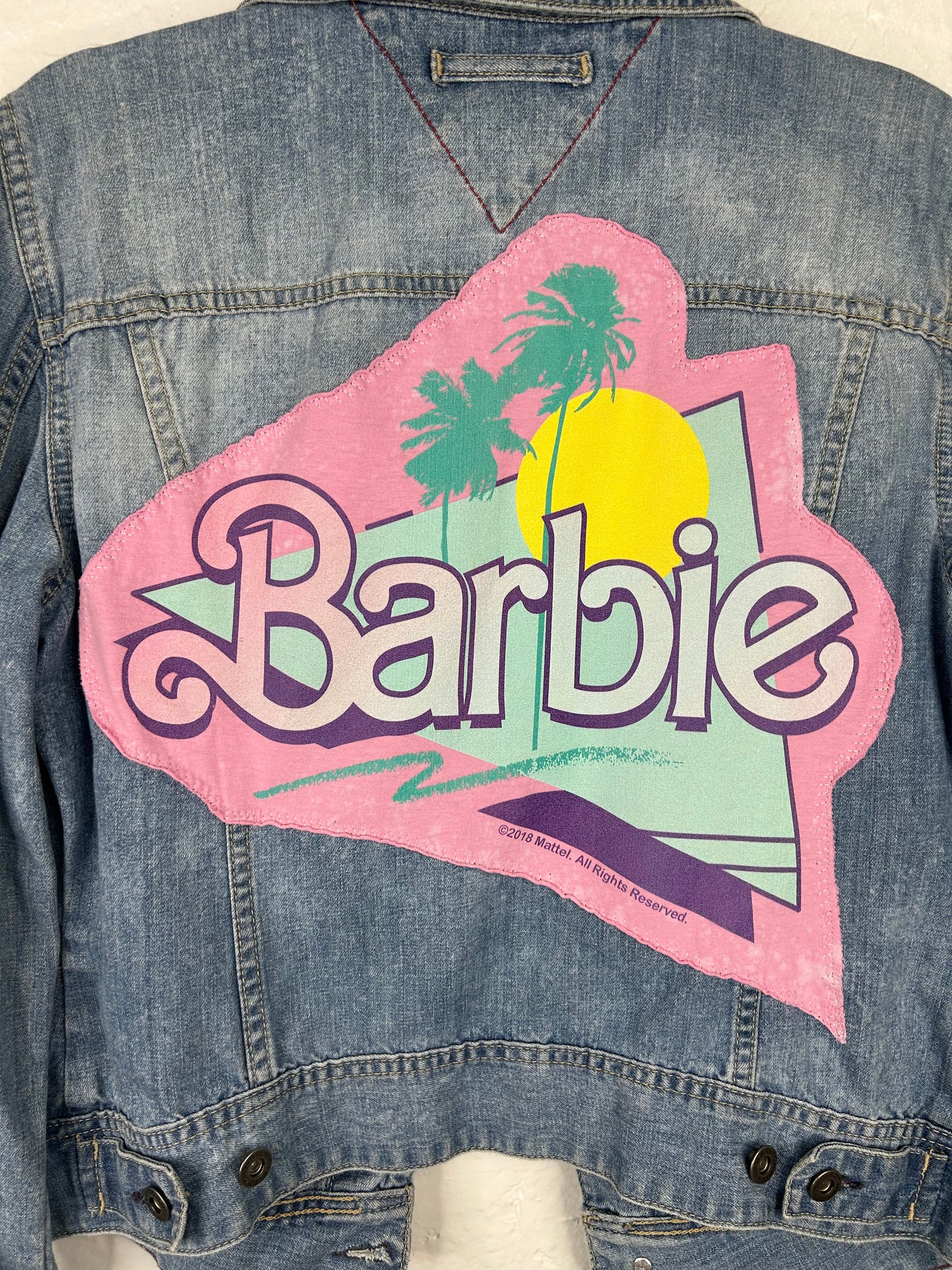 Barbie denim jacket women’s size L