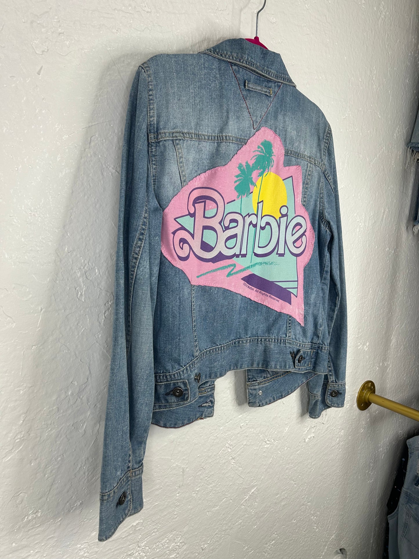 Barbie denim jacket women’s size L