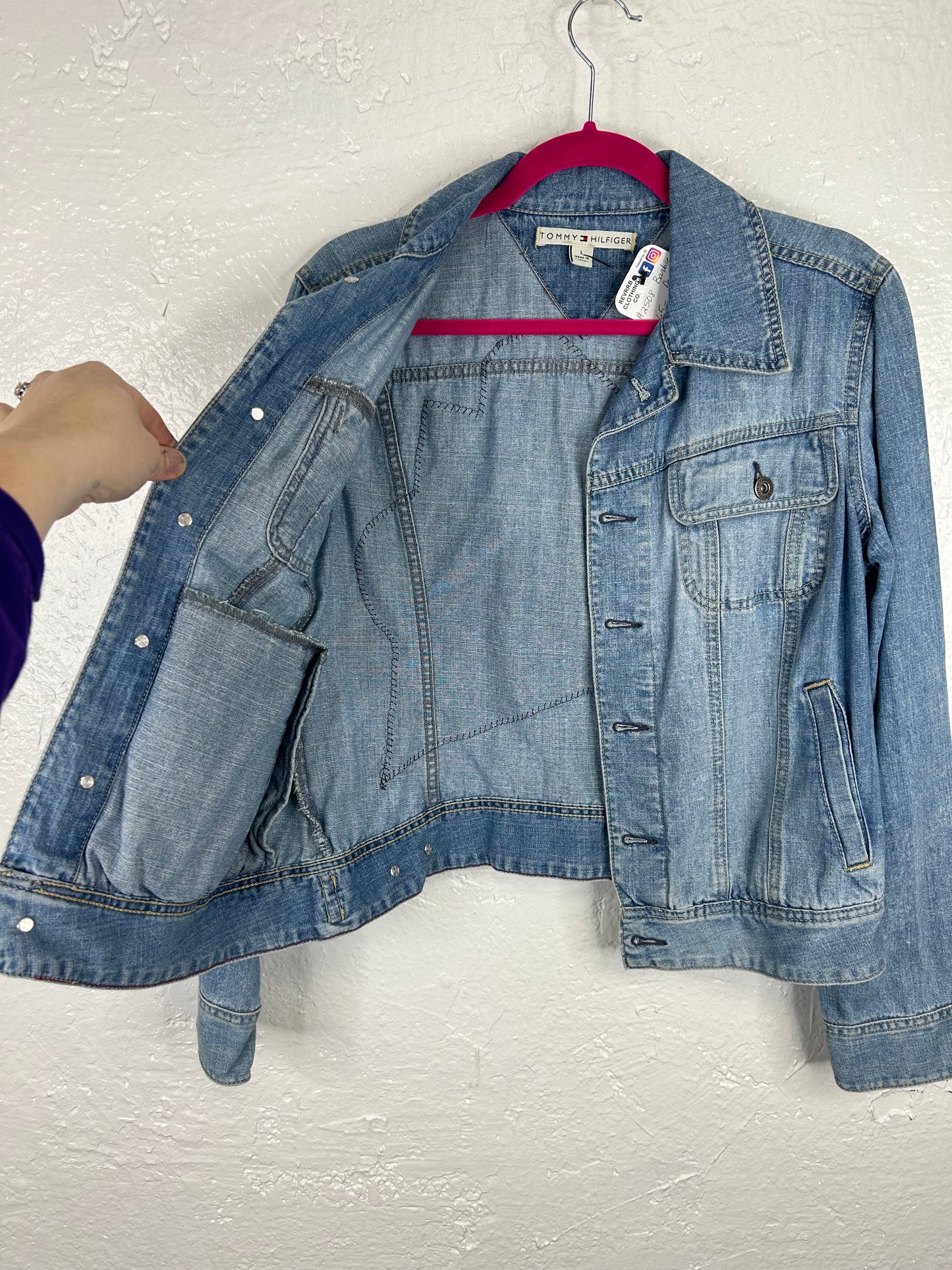 Barbie denim jacket women’s size L