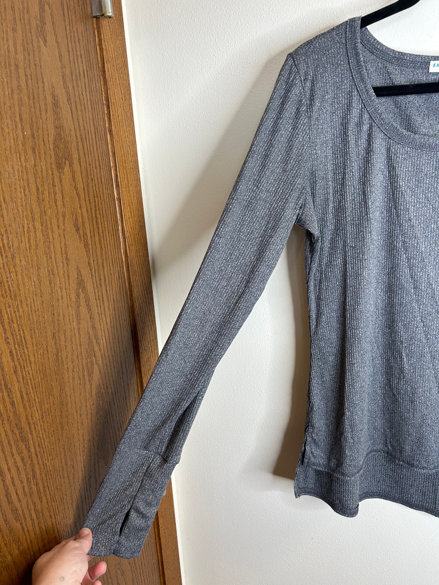 Earthbound gray long sleeve shirt womens size XXL