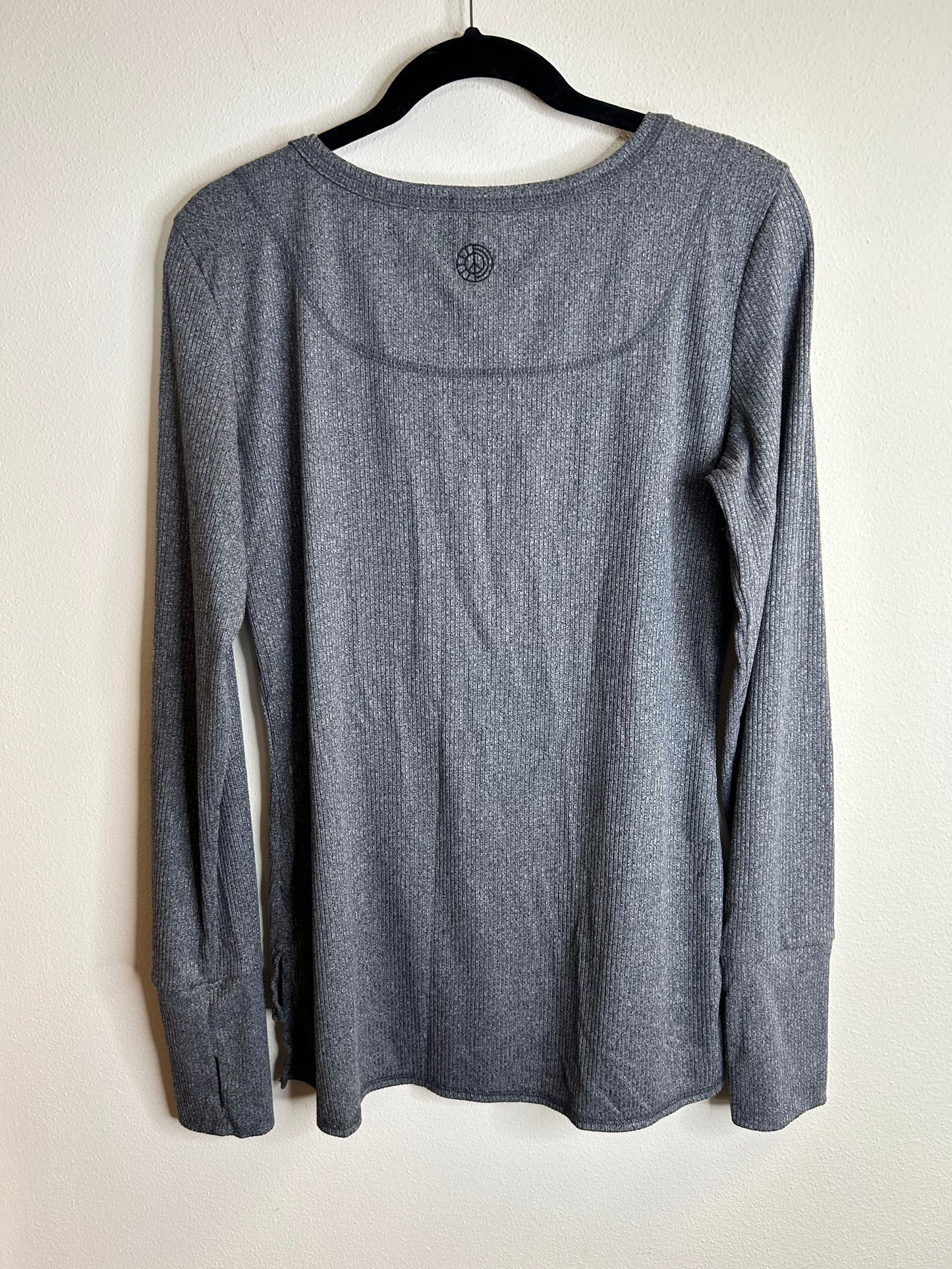 Earthbound gray long sleeve shirt womens size XXL