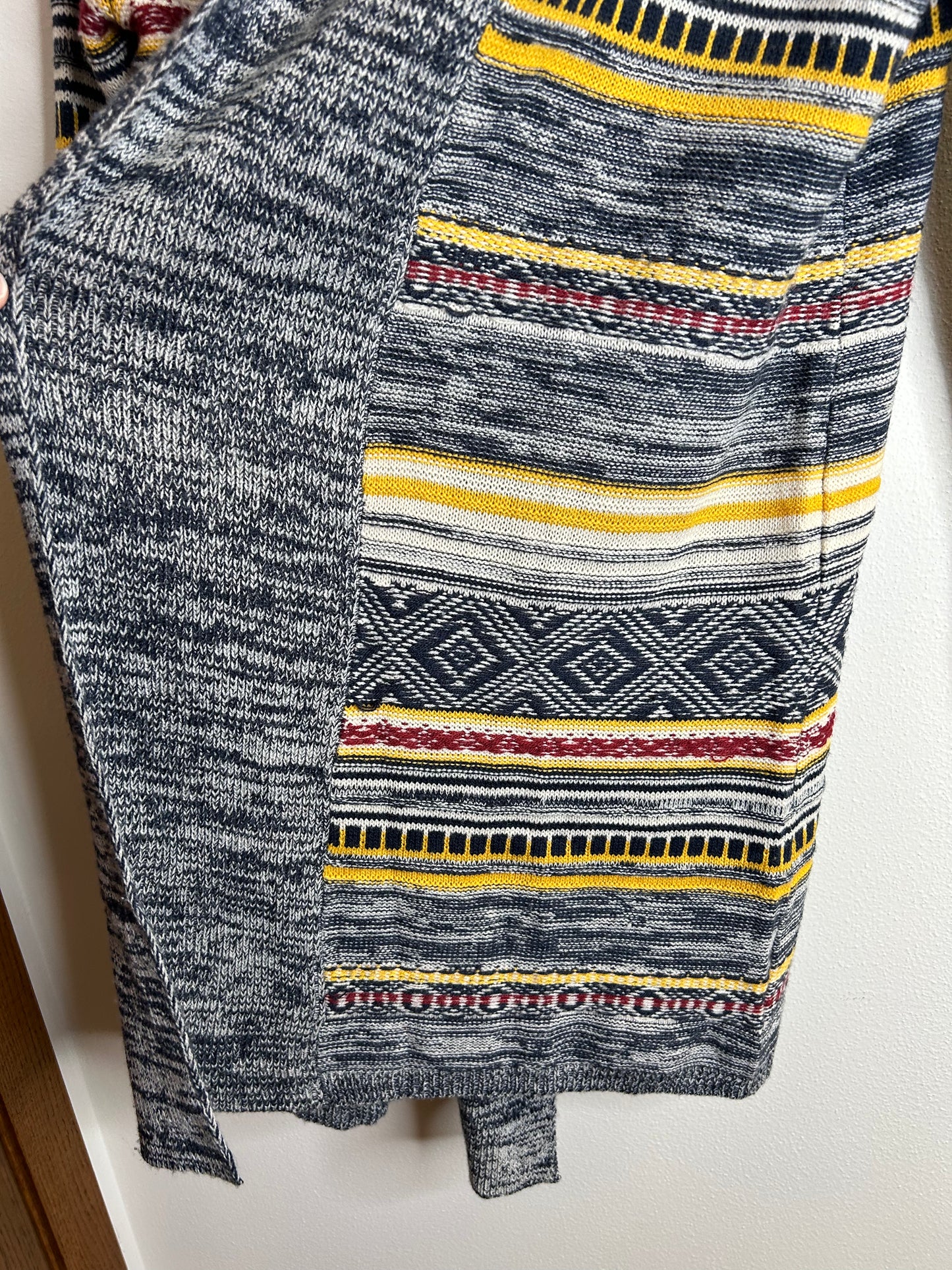 Natural Reflections long cardigan sweater womens M