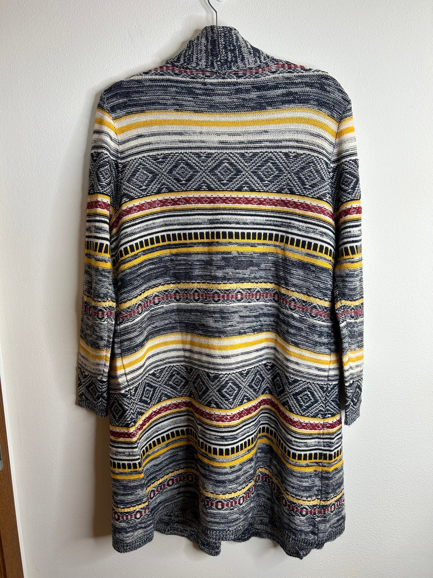 Natural Reflections long cardigan sweater womens M