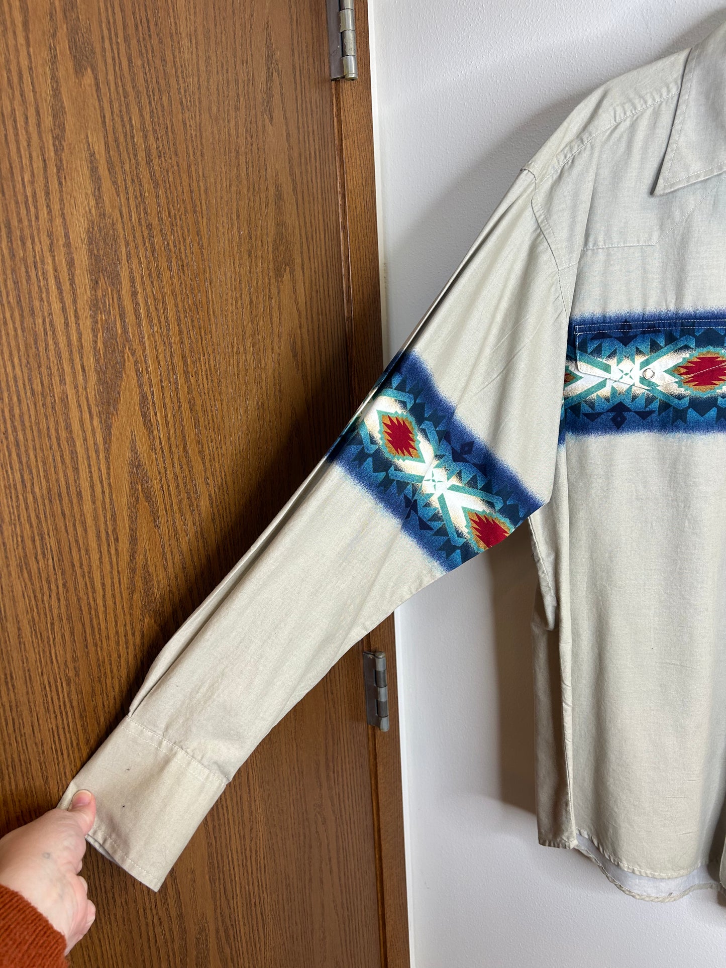 Vintage Wrangler western shirt size XL/2x tall