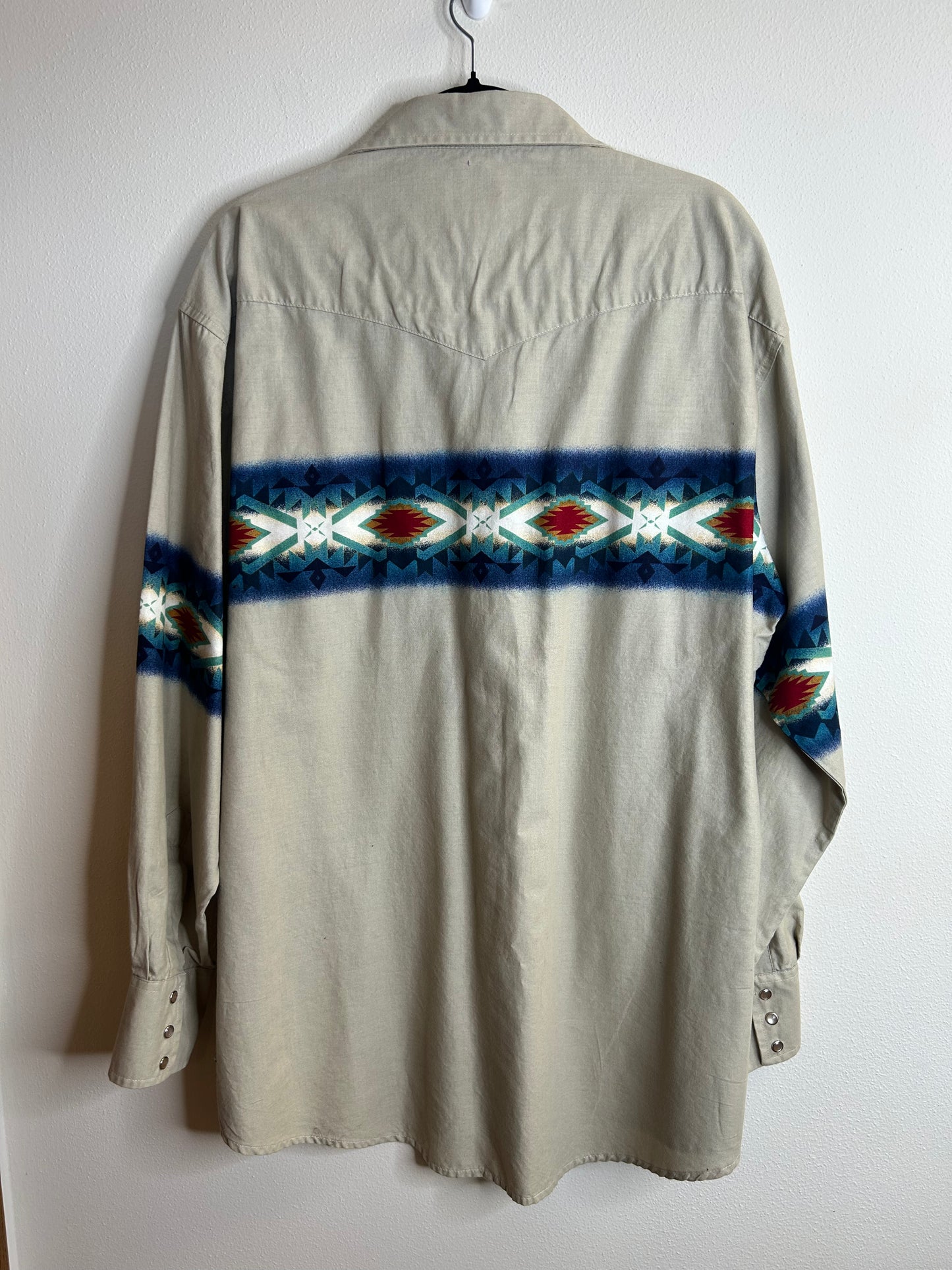 Vintage Wrangler western shirt size XL/2x tall
