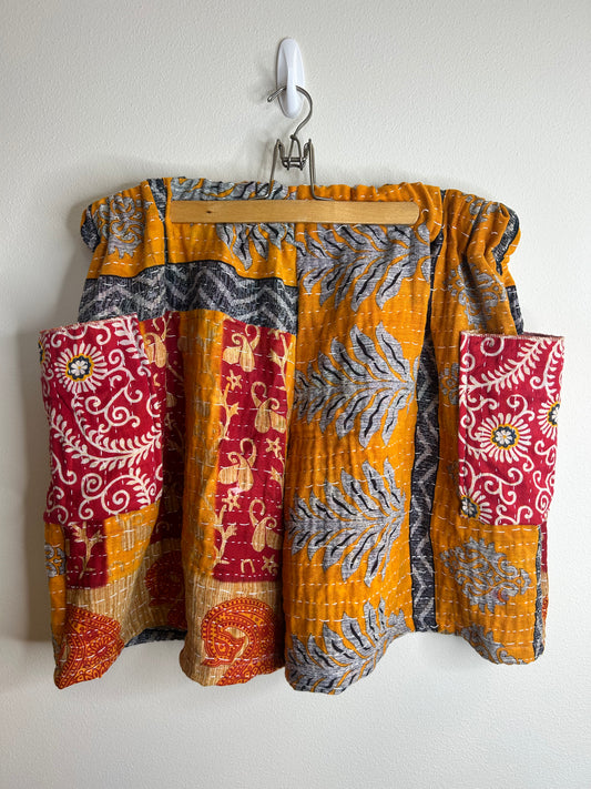 Handmade kantha shorts size 2X/3X
