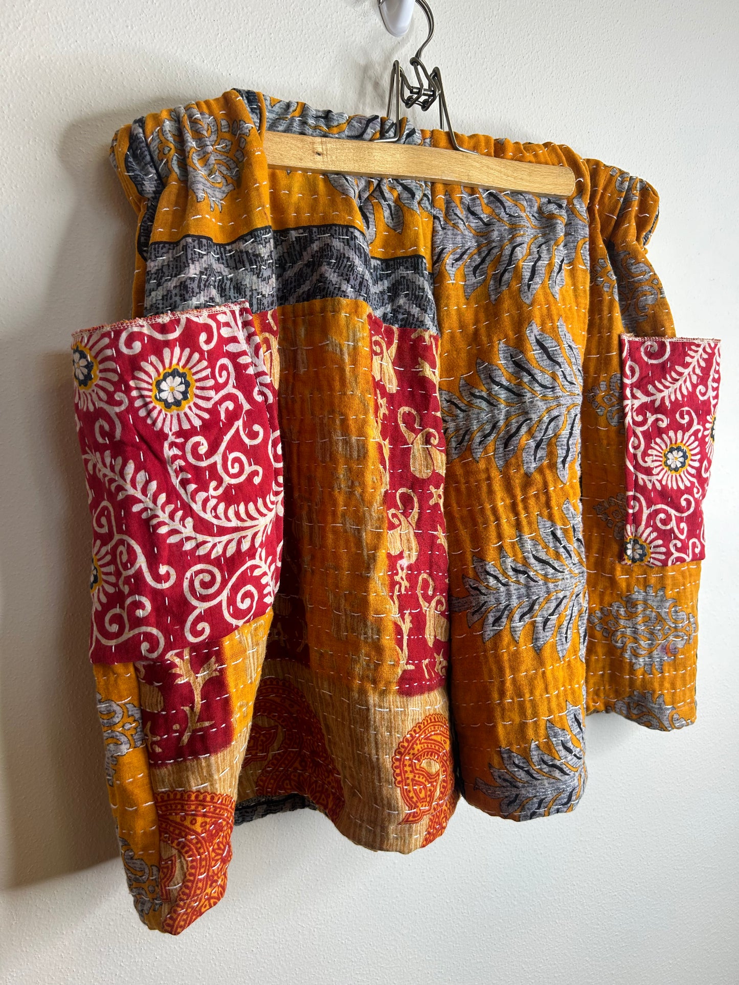 Handmade kantha shorts size 2X/3X