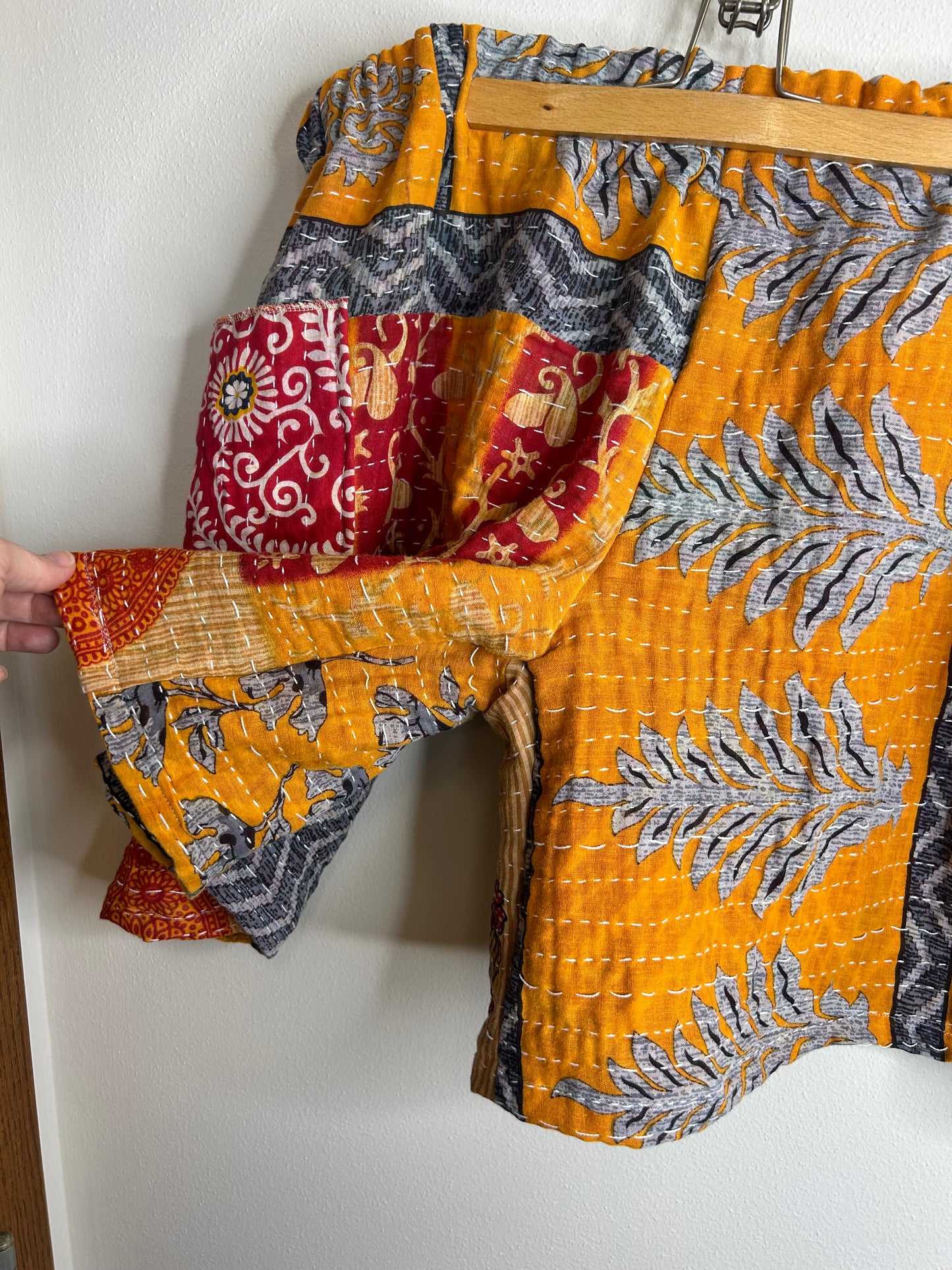 Handmade kantha shorts size 2X/3X