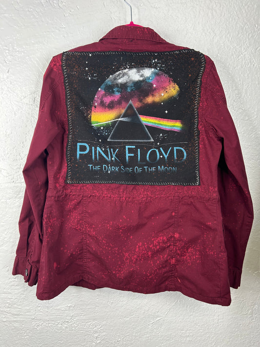 Pink Floyd jacket women’s size S maroon black