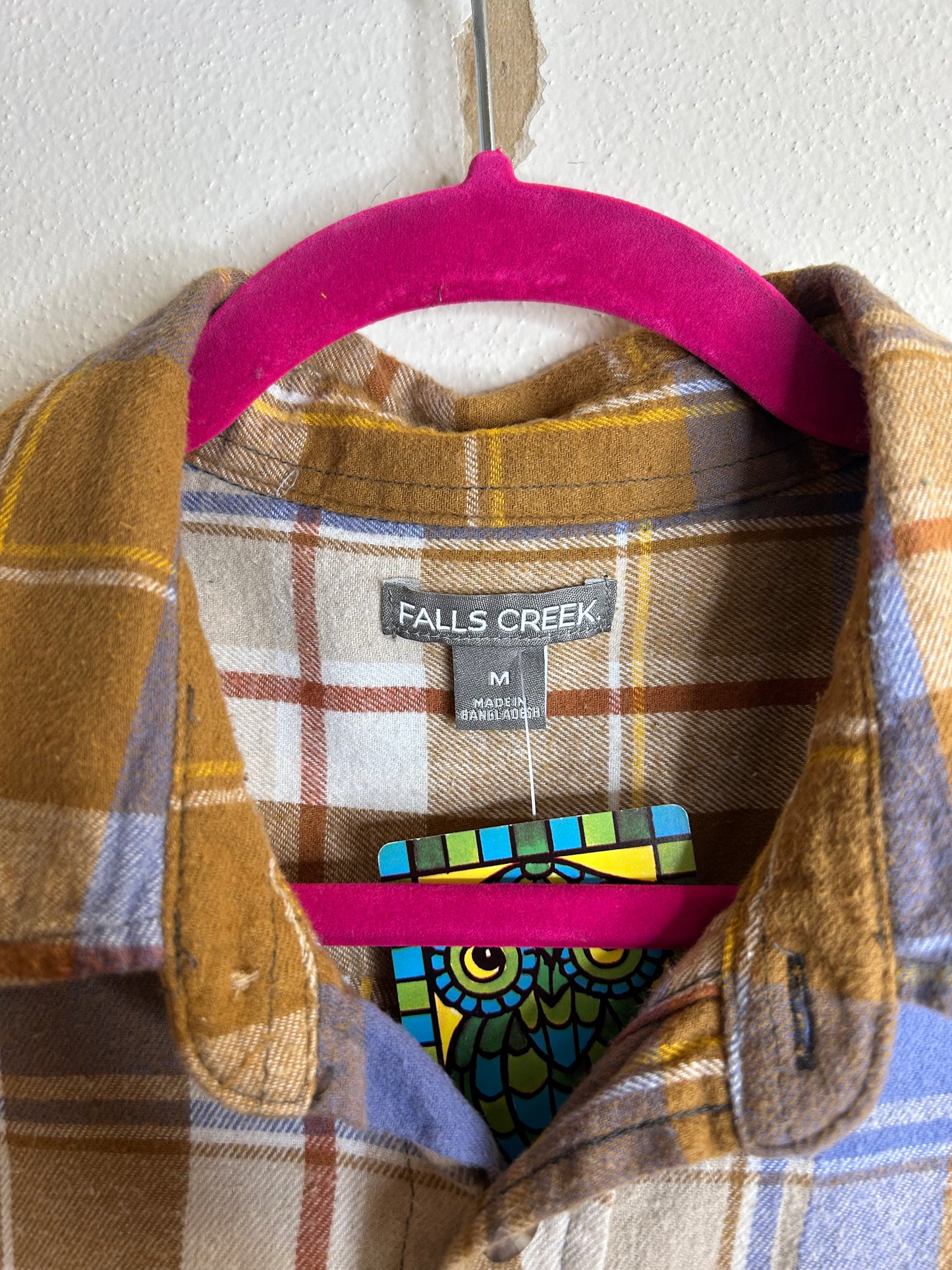 Grateful Dead upcycled flannel shirt unisex size M