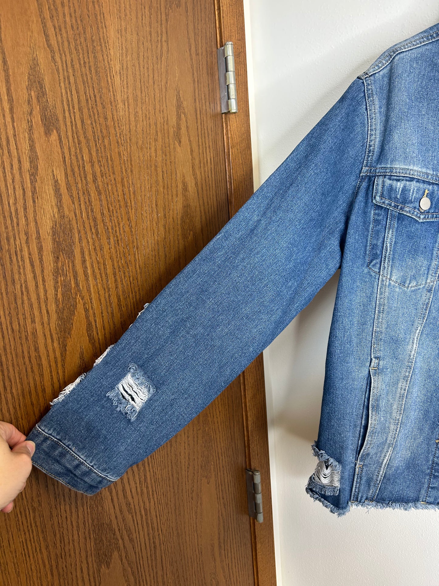 Country Music and Beer denim jacket womens XL