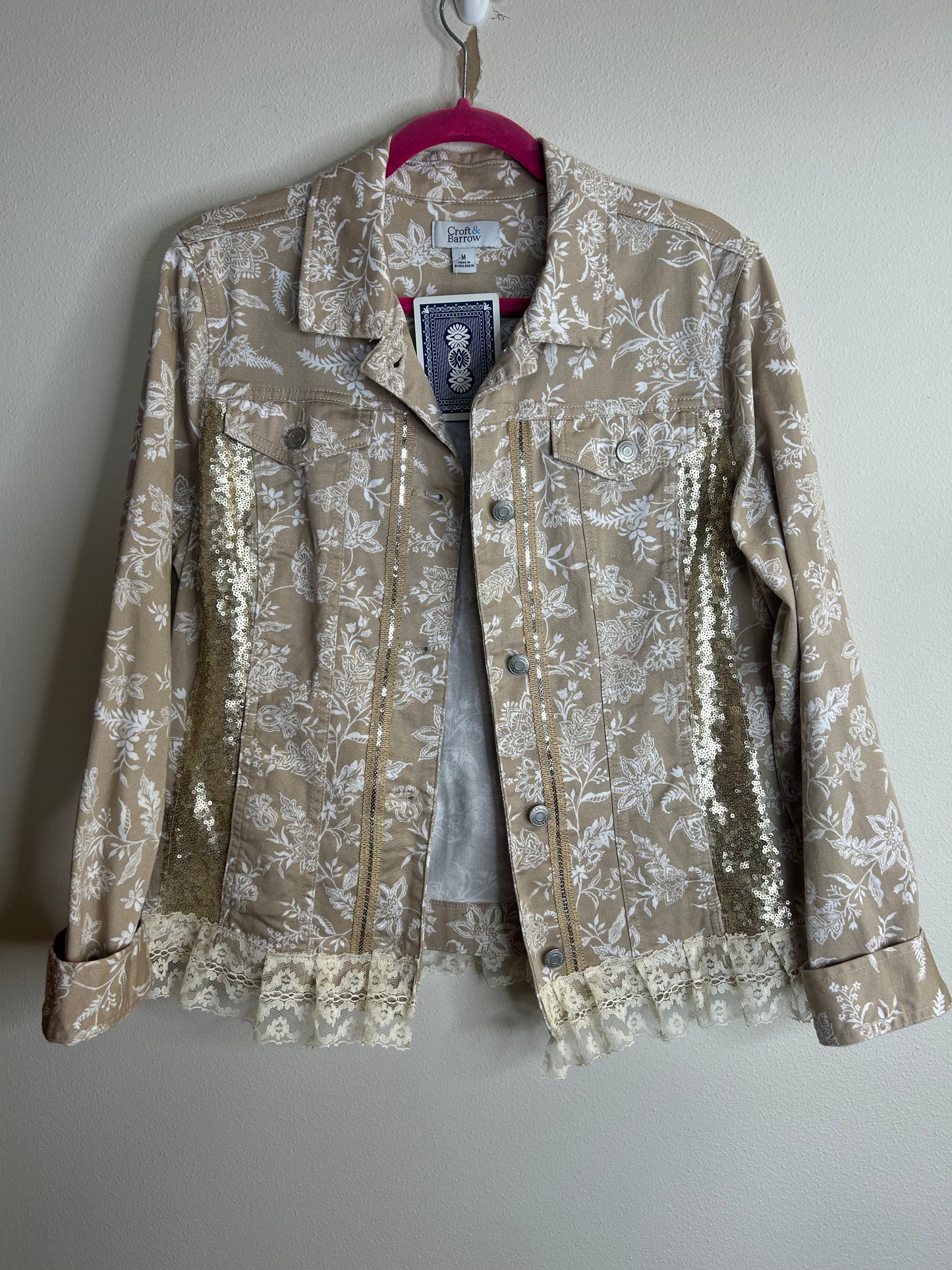 Howdy upcycled jacket womens size M