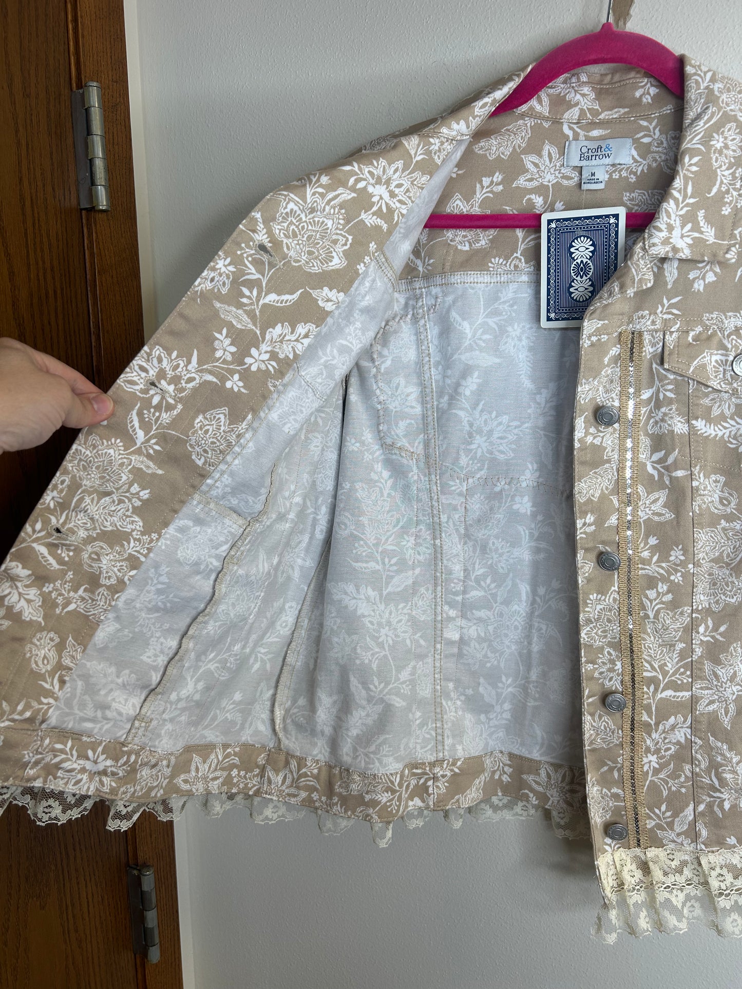 Howdy upcycled jacket womens size M